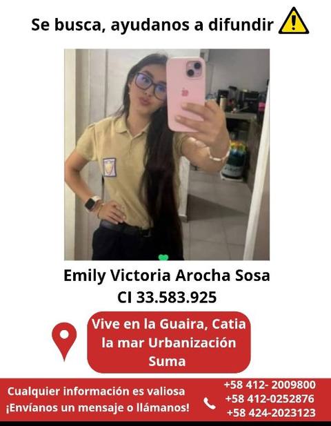 Foto de Emily Victoria Arocha Sosa