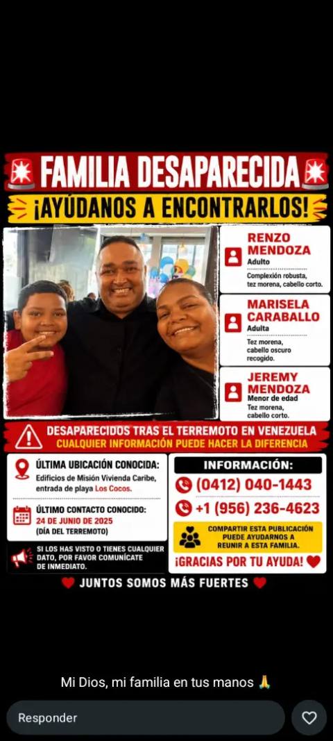 Foto de Renzon, Marisela, Jeremy Mendoza, Caraballo, Mendoza