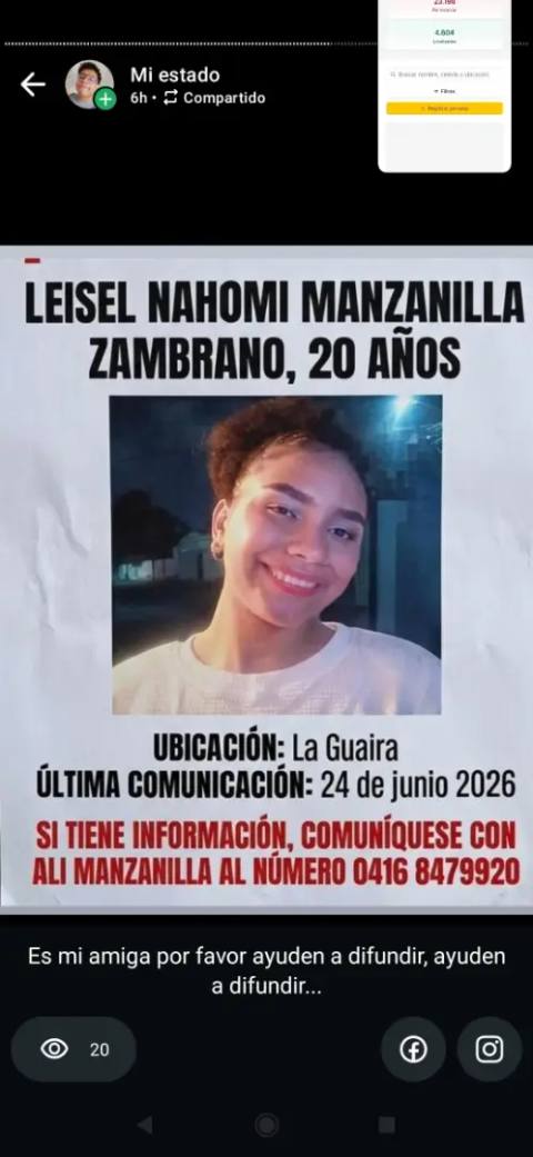 Foto de Leisel Nahomi Manzanilla Zambrano