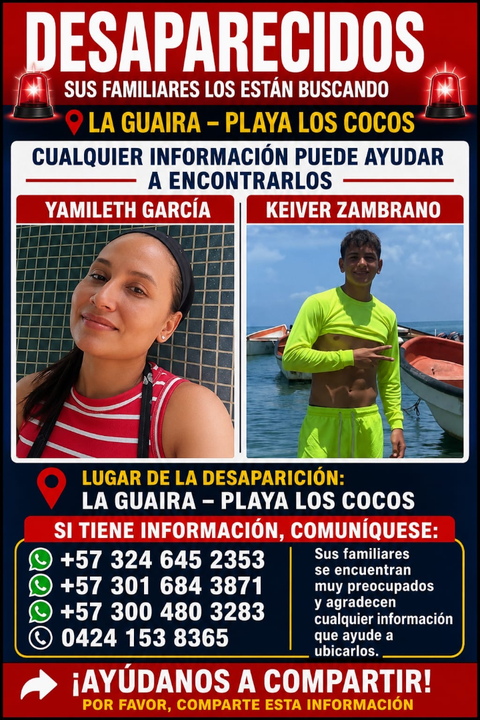 Foto de Yamileth y Keiver García y Zambrano
