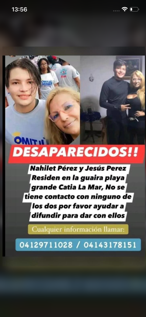 Foto de nayleth y jesús pérez
