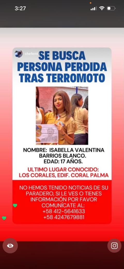 Foto de Isabella Valentina Barrios Blanco