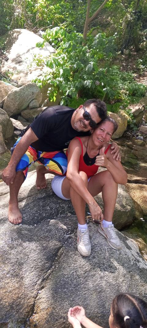 Foto de Yamilet y elius Orasme, arreaza