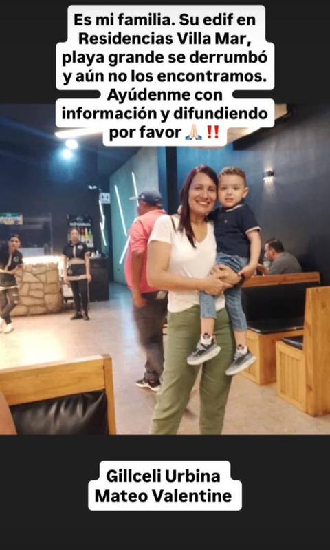 Foto de Gillceli y Mateo Urbina