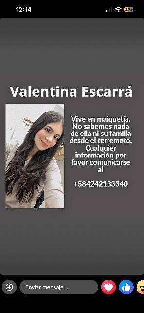 Foto de Valentina Escarrá