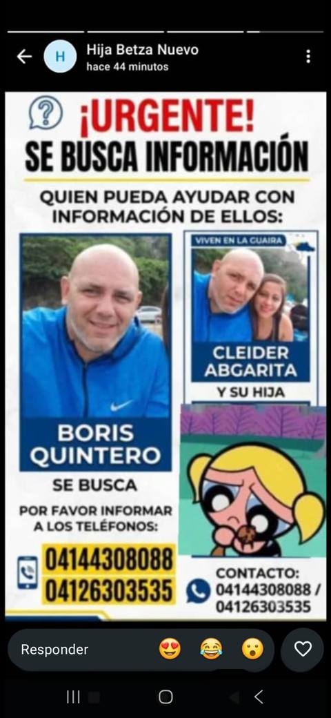 Foto de Ellos son: Cleide Veronica, Boris Angarita puerto, Boris Quintero