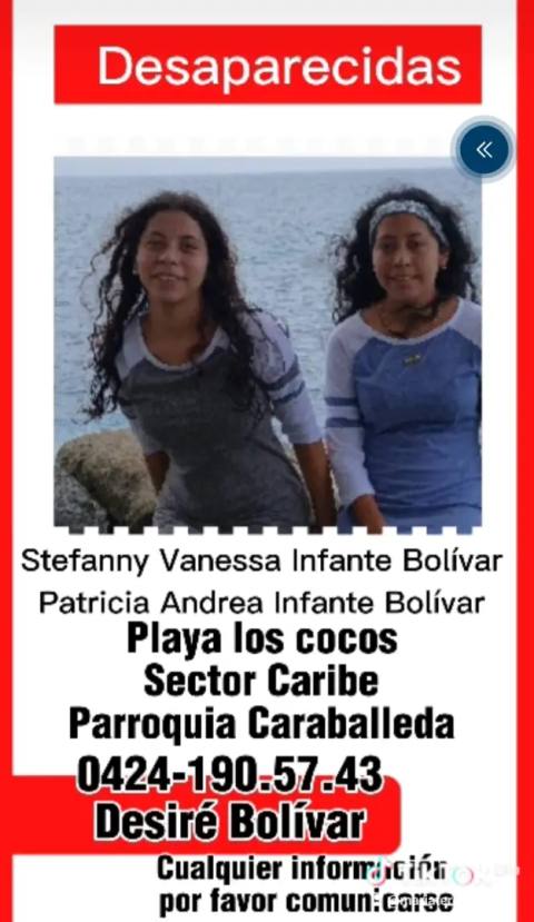 Foto de Stefanny Vanessa y Patricia Andrea Infante Bolívar