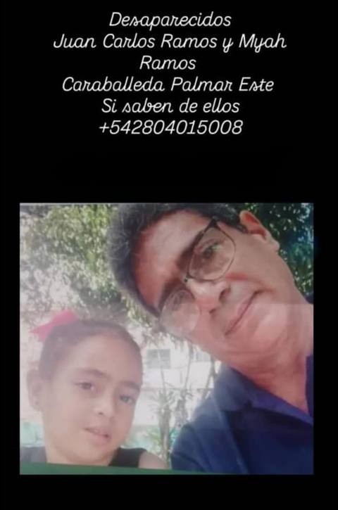 Foto de Juan Carlos y Myah Ramos
