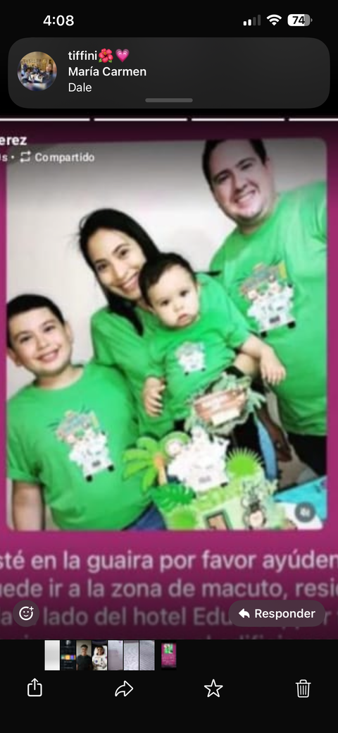 Foto de Saúl da Encarnacado Ipia, Johnny da Encarnacao Rondon, Masiel ipia, Eliam da encarnacao Ipia, Familia