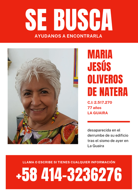 Foto de María Jesús Oliveros de Natera