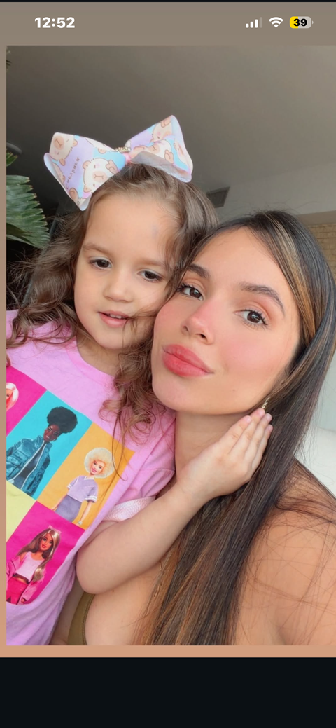 Foto de Yenire y su hija Lucía Andrade Pérez