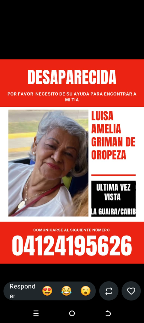 Foto de Luisa Amelia Griman oropeza