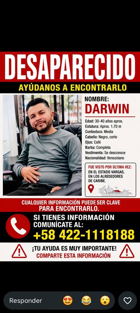 Foto de Darwin José Zambrano