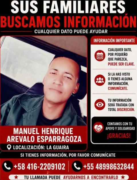 Foto de Manuel Enrique Arevalo Esparragoza