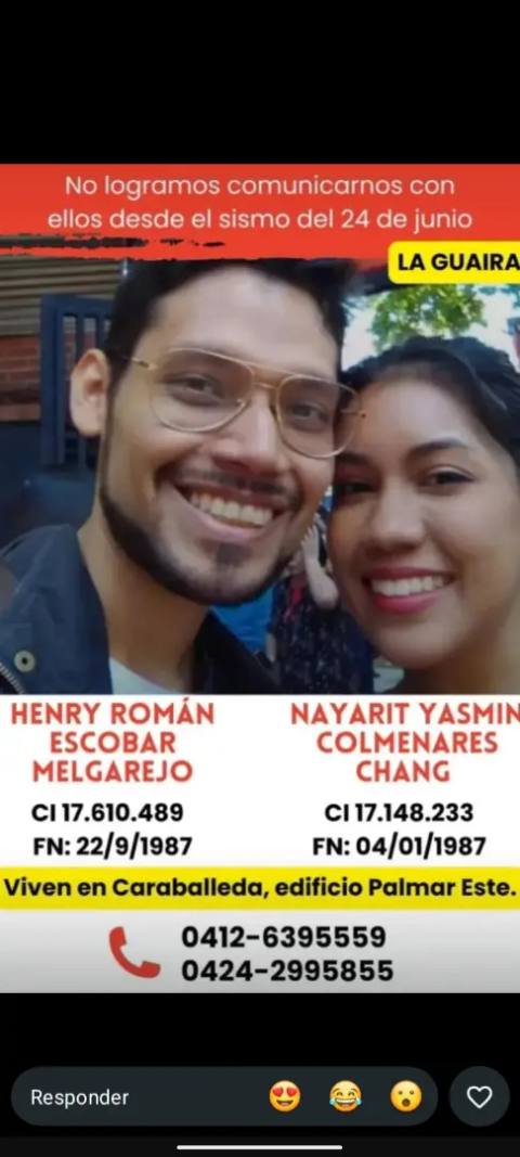 Foto de Nayarit y Henry Colmeranes y Escobar