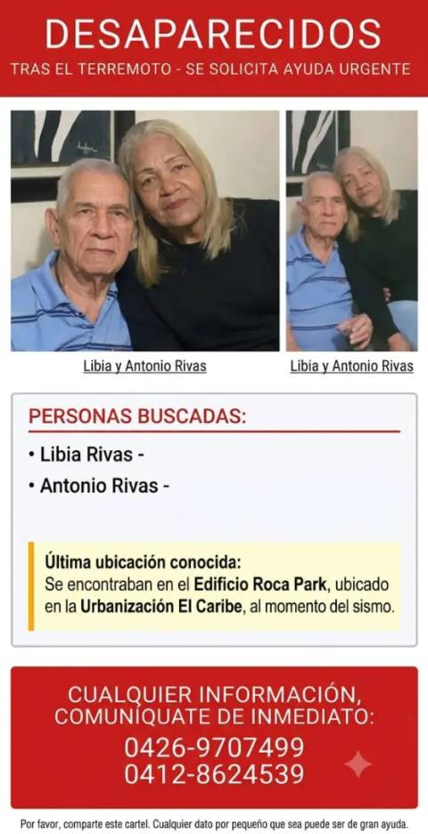 Foto de Libia y Antonio Rivas