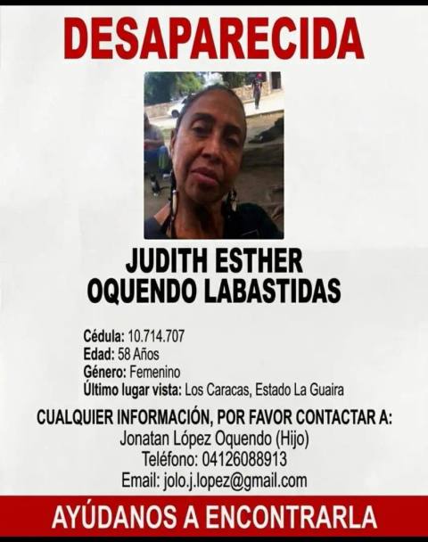 Foto de Judith Esther Oquendo Labastidas