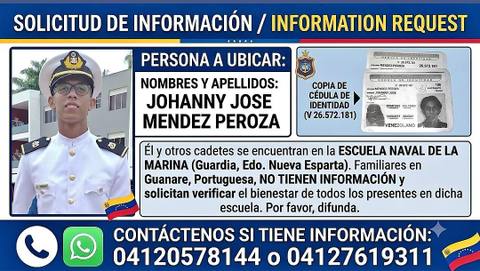 Foto de Johanny Jose Mendez Peroza