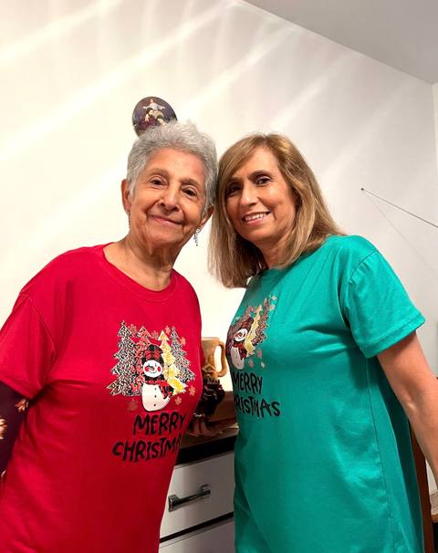Foto de Marta y Lisbeth Orozco
