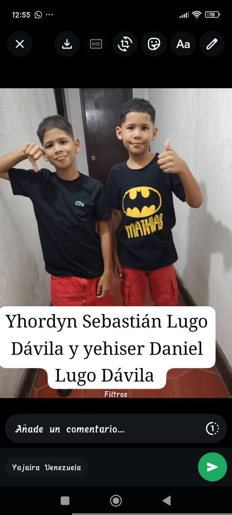 Foto de Yhordyn Sebastián Lugo Dávila
