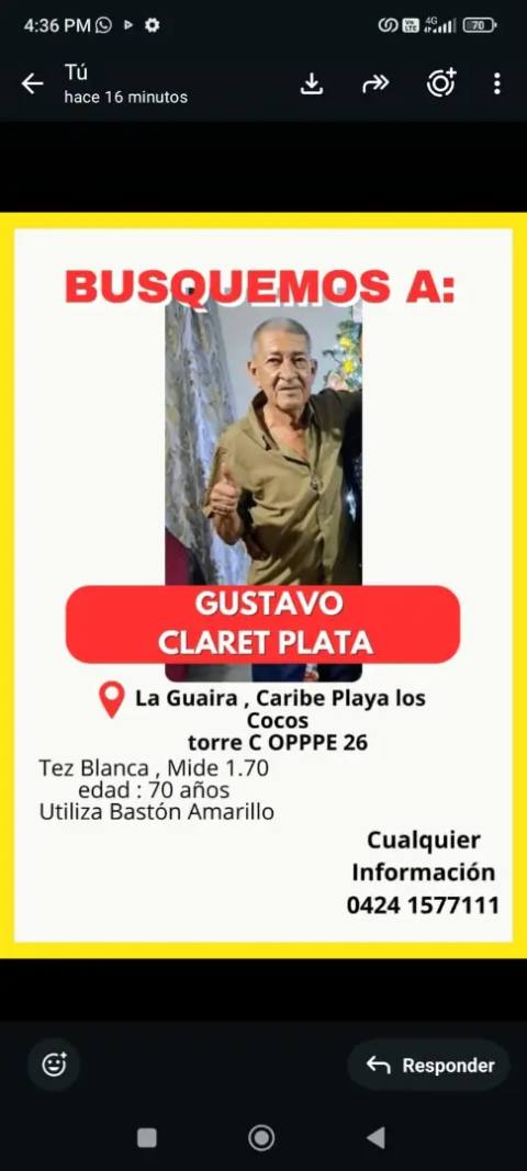 Foto de Gustavo Claret plata