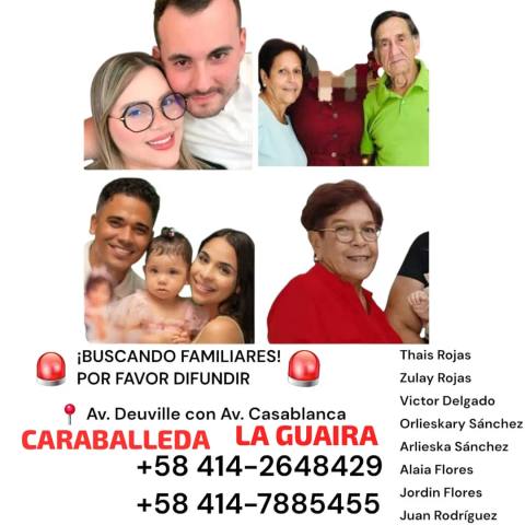 Foto de Thais Rojas, Zulay Rojas, Victor Delgado, Orlieskary Sánchez, Arlieska Sánchez, Yordin Flores, Juan Rodríguez María Delgado