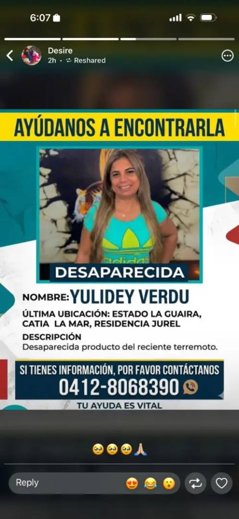 Foto de Yulidey Vernu
