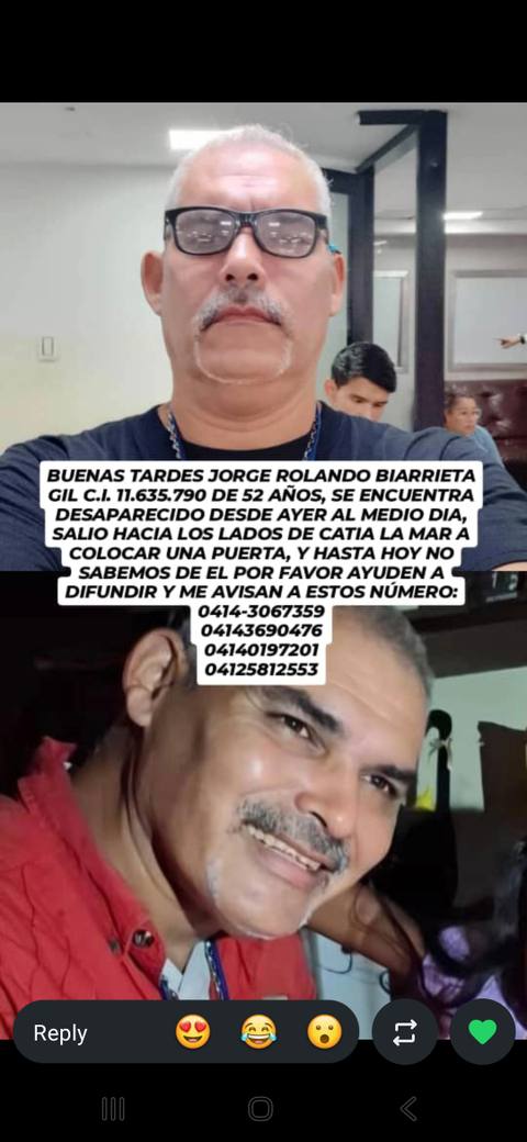 Foto de Jorge Rolando Biarrieta Gil