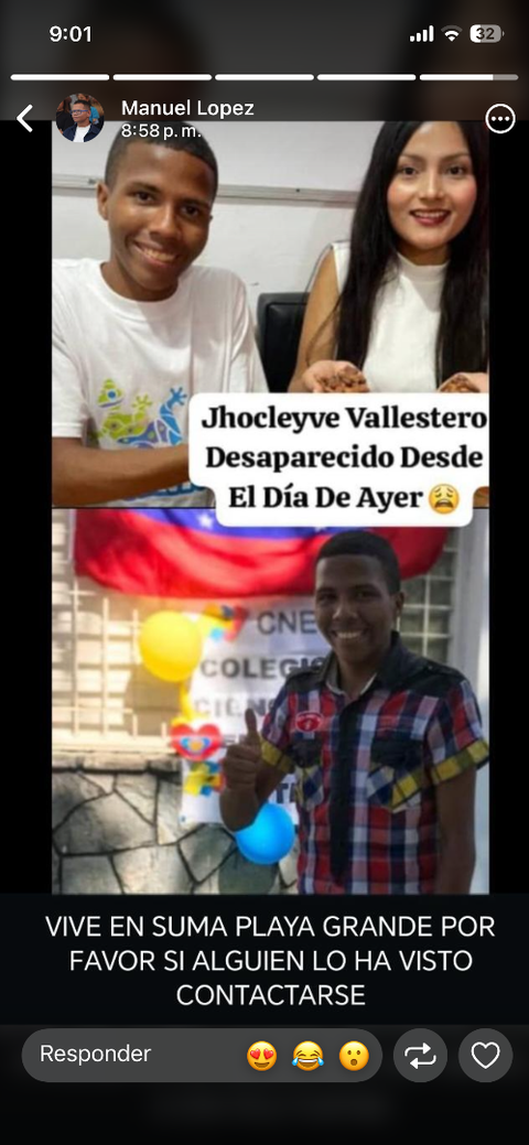 Foto de Jhoncleyve Vallesteros