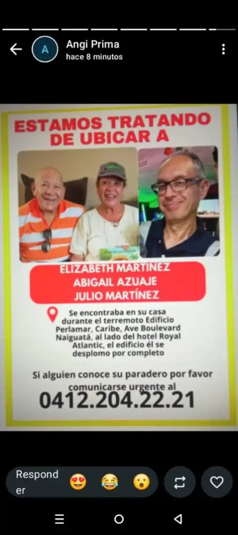 Foto de Elizabeth Martinez,  abigail azuaje, julio Martinez Alcantara