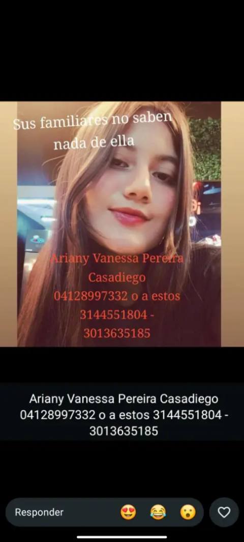 Foto de Ariany Vanessa Pereira Casadiego