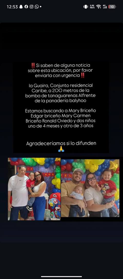 Foto de Mary Briceño, Edgar Morillo, Ronald Oviedo, Mary Carmen Briceño .