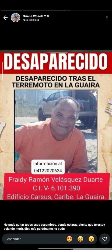 Foto de Fraidy Ramón Velásquez Duarte