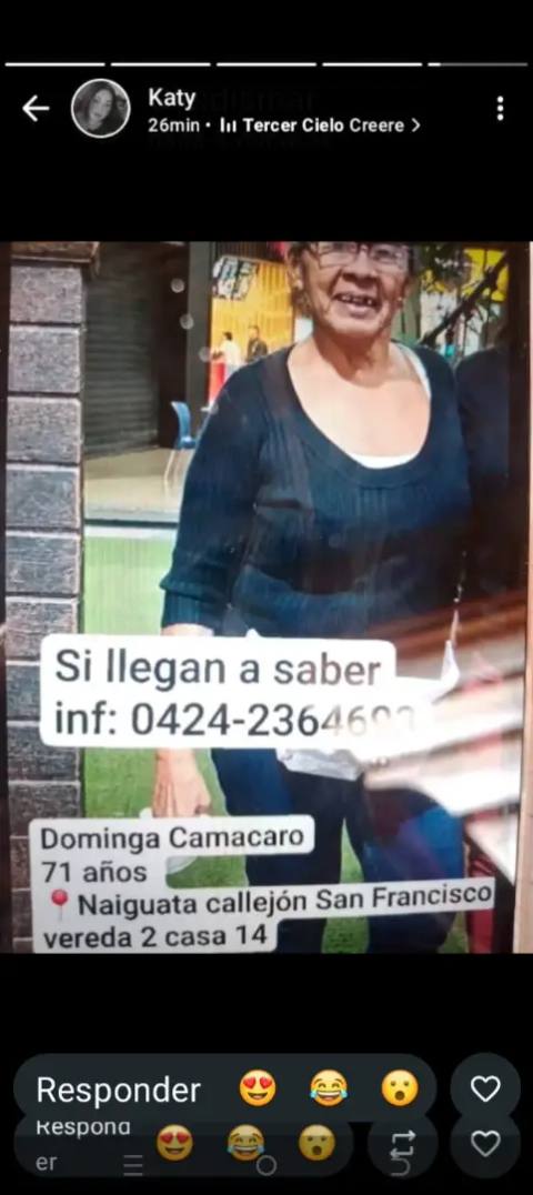 Foto de Dominga Camacaro
