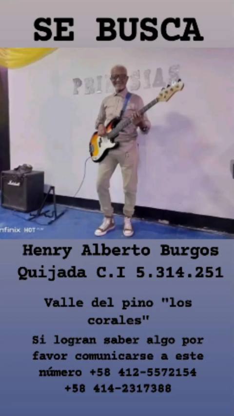 Foto de Henry Alberto Burgos Quijada Burgos Quijada