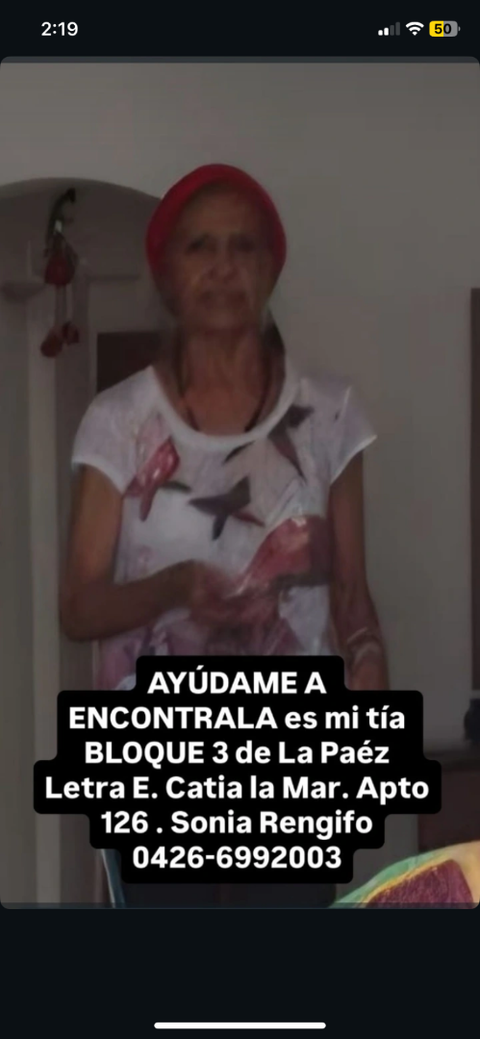 Foto de Sonia Rengifo