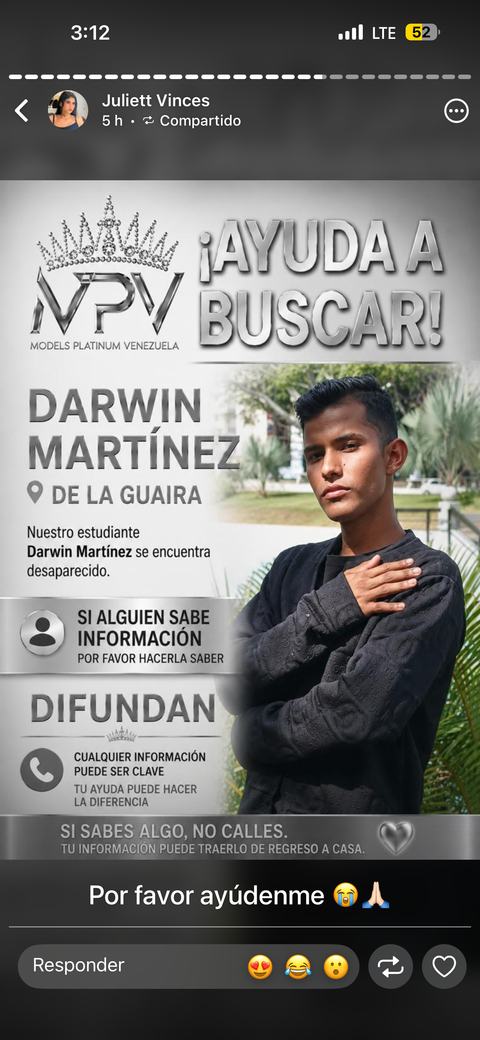 Foto de Darwin José Martínez