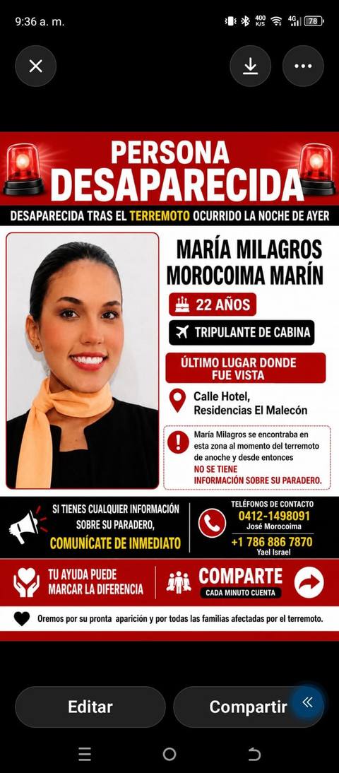 Foto de MARIA MILAGROS MOROCOIMA MARIN