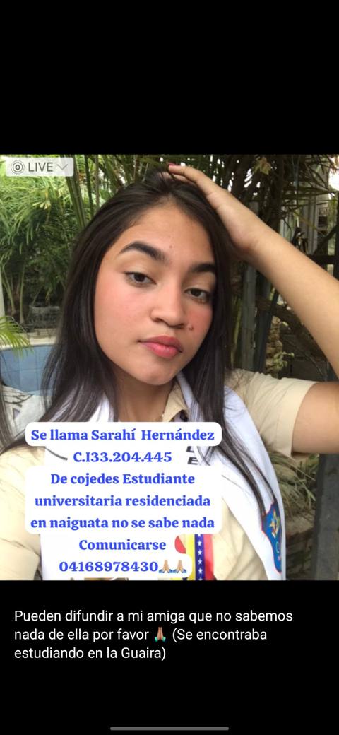 Foto de Sarahí Hernadez