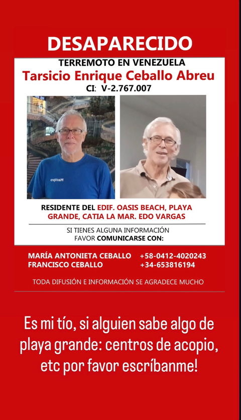 Foto de Tarsicio Enrique Ceballo Padilla