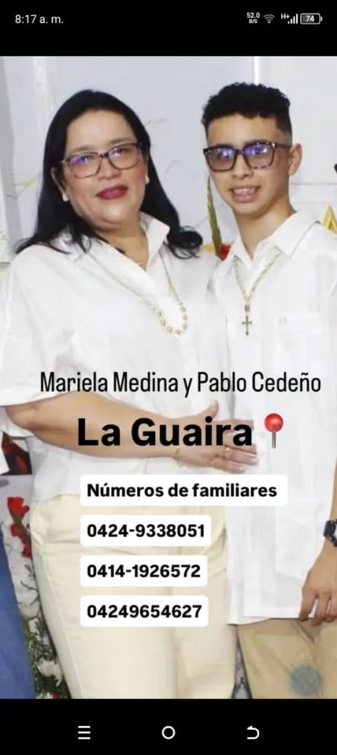 Foto de Pablo Gabriel Cedeño Medina