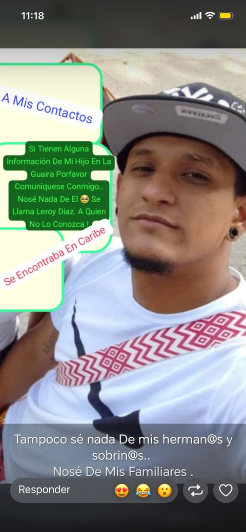 Foto de Leroy Enrique Díaz Martínez