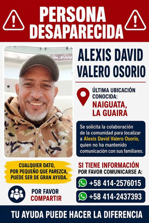 Foto de Alexis David Valero Osorio