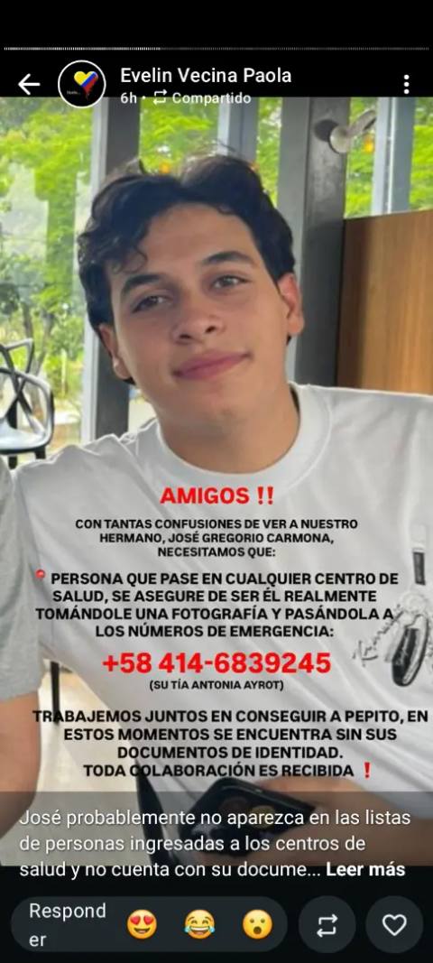 Foto de José Gregorio Carmona