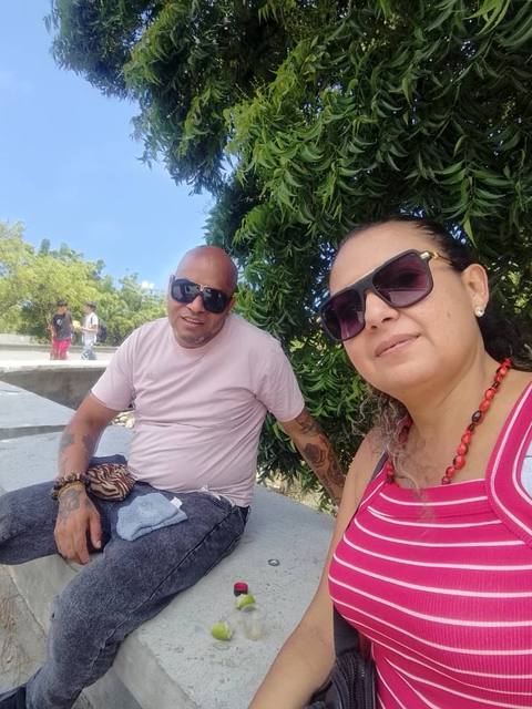 Foto de Gabriela Bohada y Jefferson Perez …