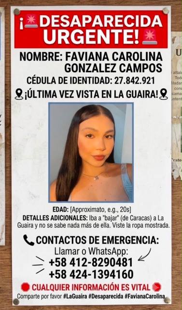 Foto de Faviana Carolina Gonzalez