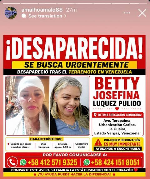 Foto de Betty Josefina Luquez Pulido