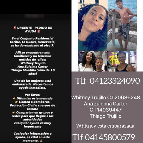 Foto de Ana Zuelima Cárter Whitney Trujillo Thiago Montilla