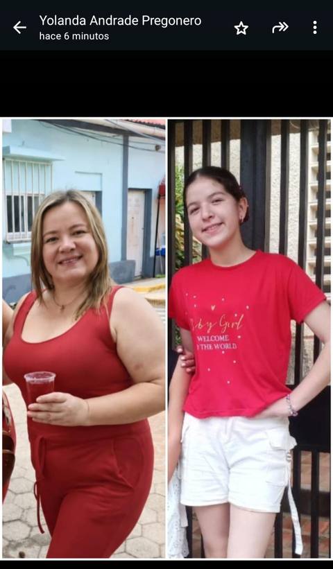 Foto de Iraima Andrade y su hija Valeria Andrade