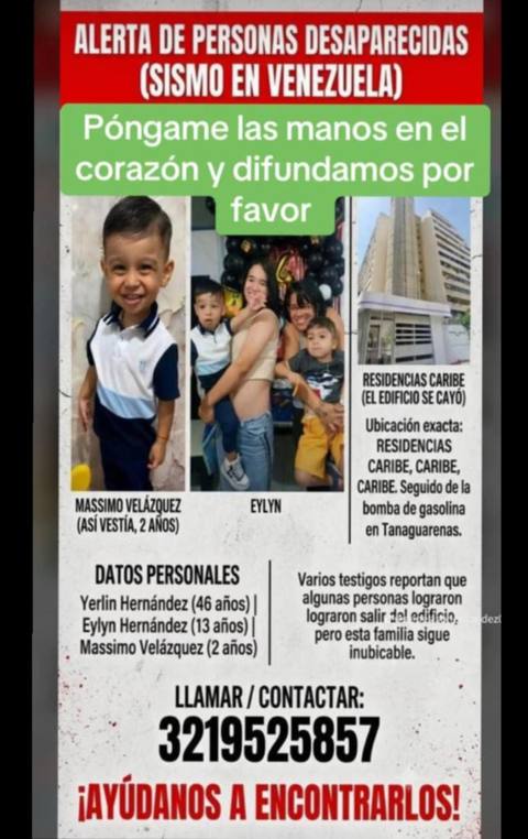 Foto de Yerlin, Eilyn y Massimo Hernández